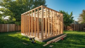 DIY build a shed step by step guide